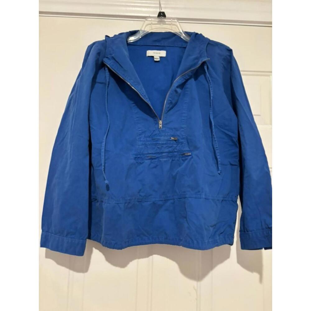 women's J Crew windbreaker blue sz XS #808‎